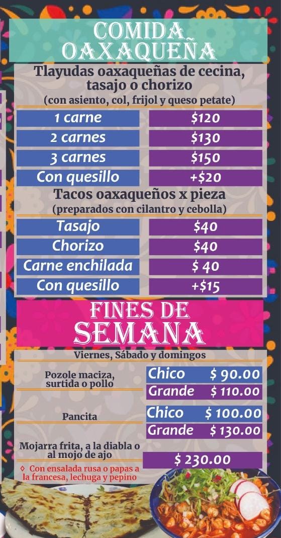 Platillos oaxaqueño